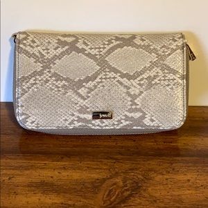 Snakeskin Clutch
